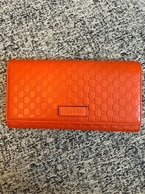 Gucci Soft Microguccissima Continental Wallet